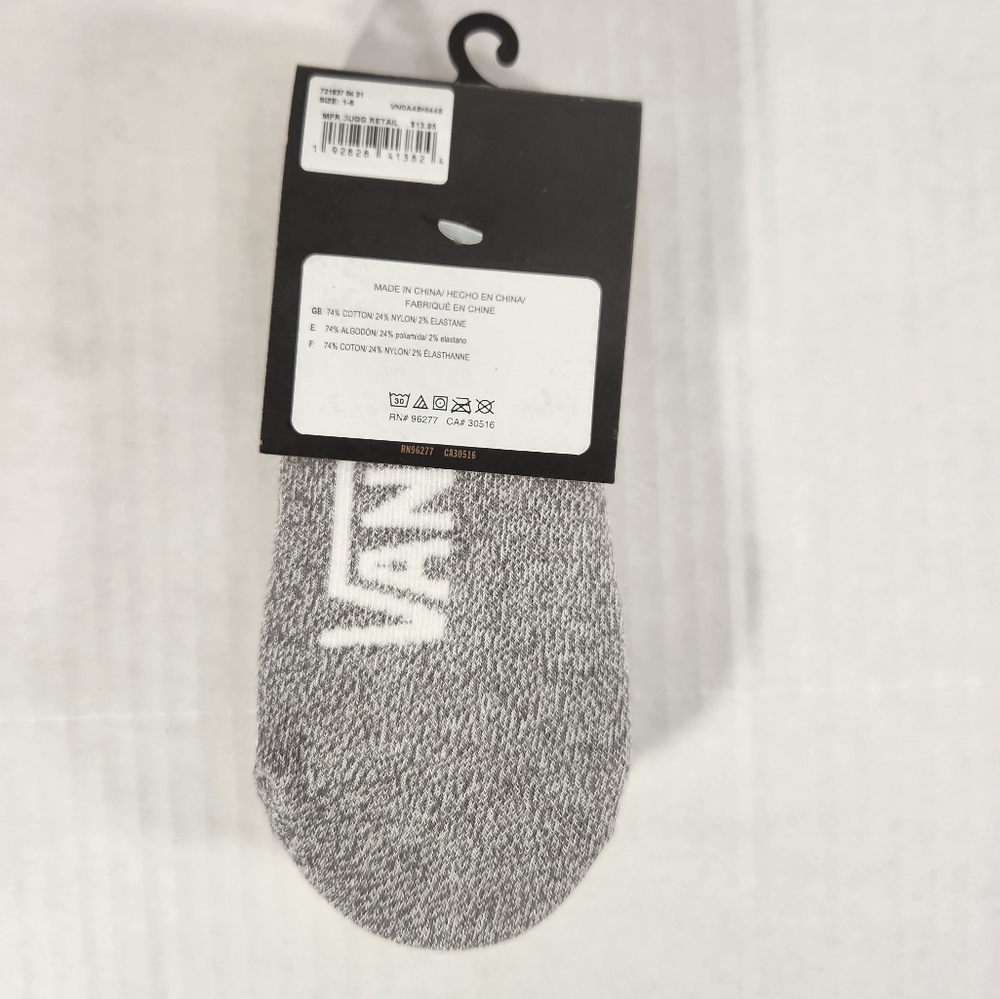 NWT Women's Vans 3 Pack No Show Socks - Picture 7 of 8